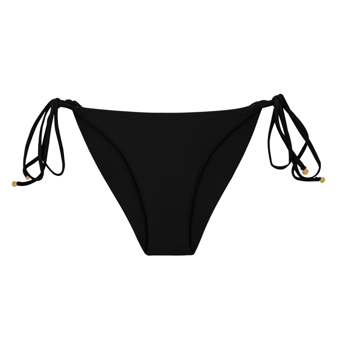 Product Front: Rio De Sol Bikini Bottoms Bottom Touch-Black Cheeky-Tie