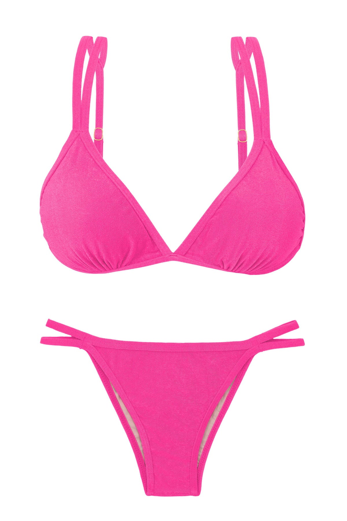 Product Front: Rio De Sol Two Piece Swimwear Set Malibu-Rosa Tri-Duo Rio-Duo
