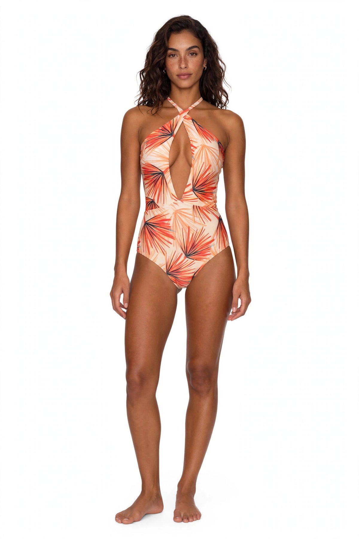 Model Front: La Playa One Piece Swimsuits Multi Caliandra