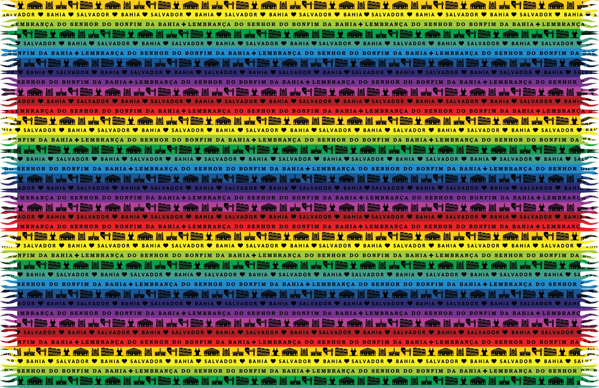 Product Front: Bali Blue Pareo Fitinha Salvador Rainbow