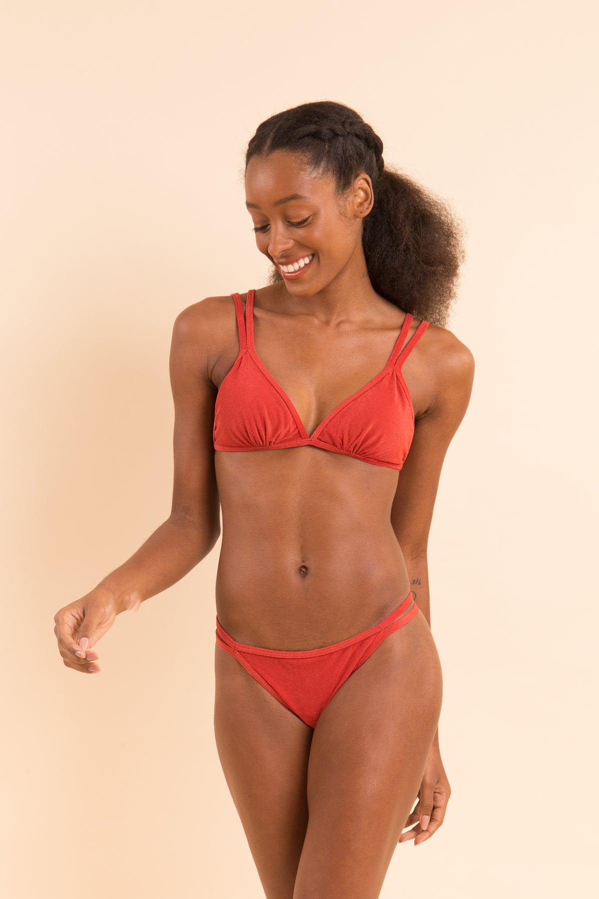 Image 11: Rio De Sol Two Piece Swimwear Set Malibu-Chili Tri-Duo Rio-Duo