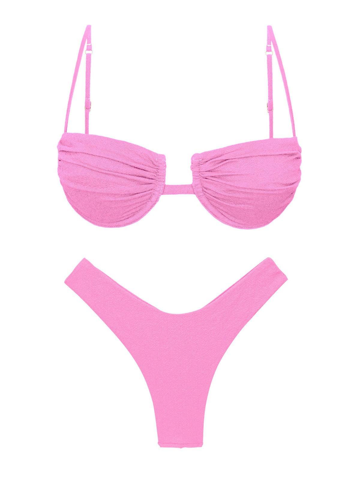 Product Front: Rio De Sol Two Piece Swimwear Set Crespinho-Rosa Zaya Nara
