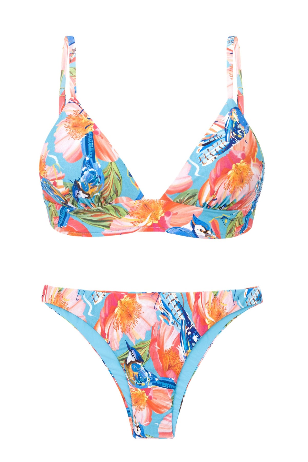Product Front: Rio De Sol Two Piece Swimwear Set Zinnia Tri-Cos Leblon