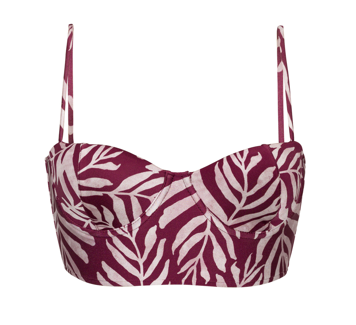 Product Front: Rio De Sol Bikini Tops Top Palms-Vine Balconet-Anna