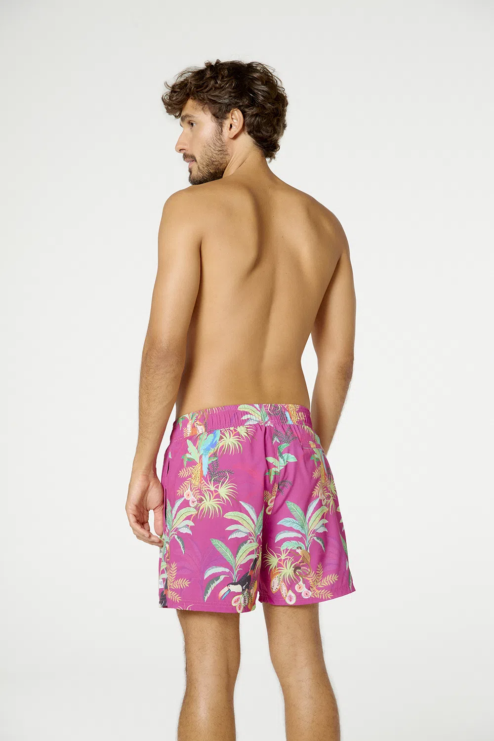 Model Back: Blueman Swim Shorts Short Mata