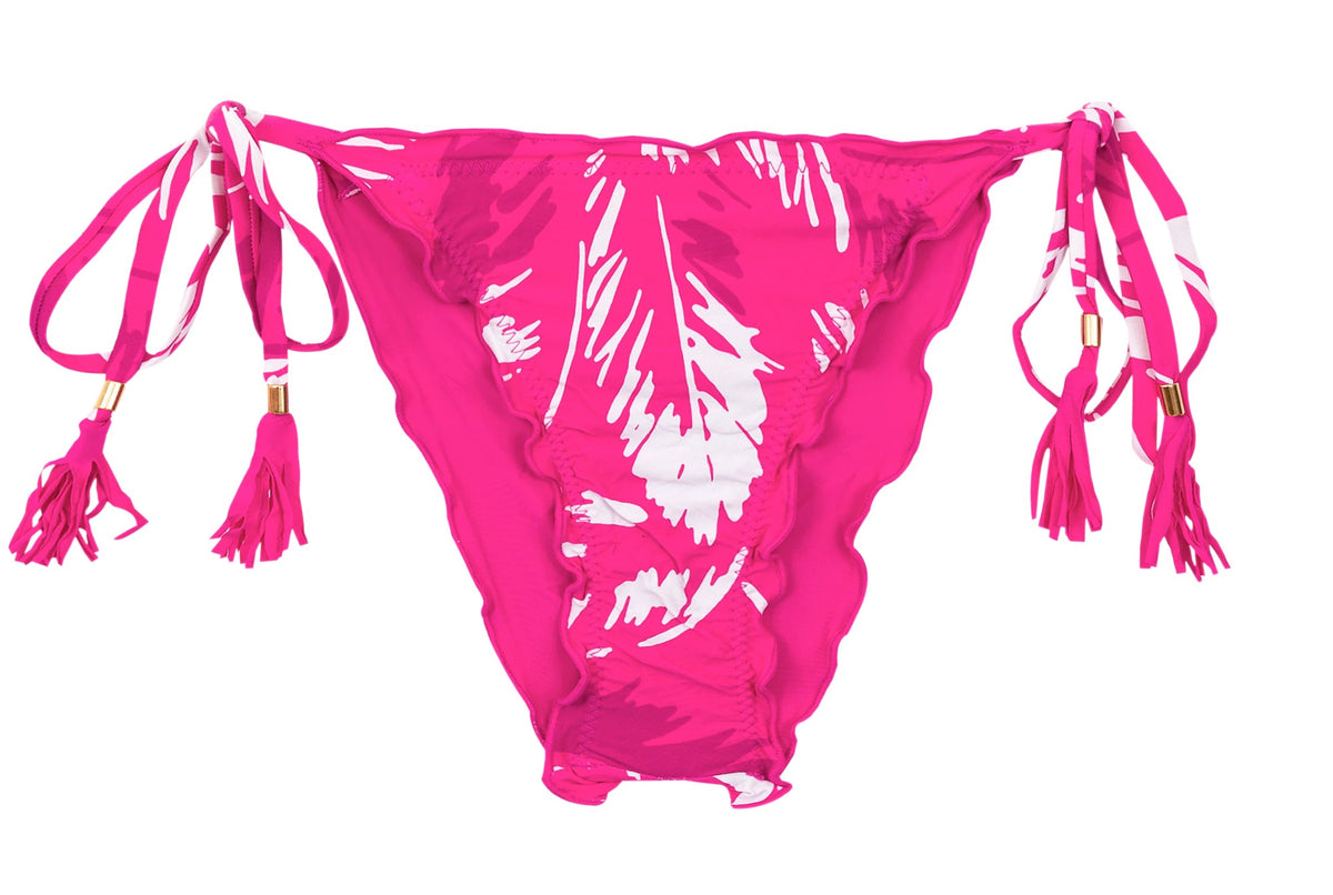 Product Front: Rio De Sol Bikini Bottoms Bottom Pink-Palms Frufru
