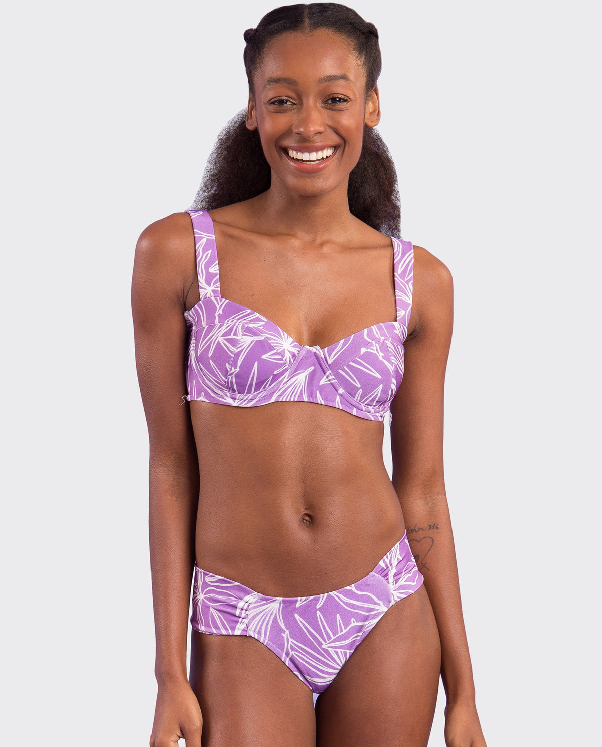 Gallery: Rio De Sol Two Piece Swimwear Set Trail-Purple Amelia Baobi