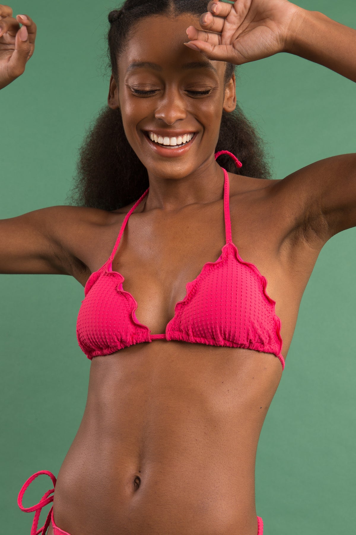 Image 09: Rio De Sol Two Piece Swimwear Set Dots-Virtual-Pink Frufru