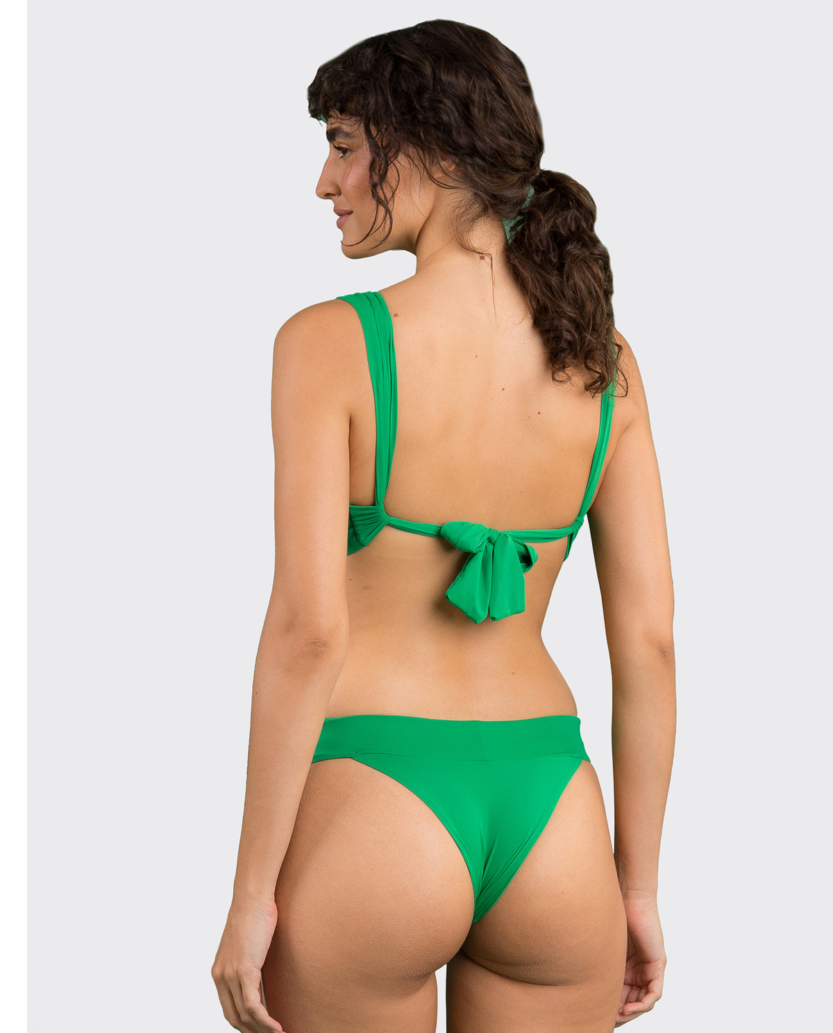 Image 07: Rio De Sol Two Piece Swimwear Set Tambourine Halter-Marina Essential-Cos