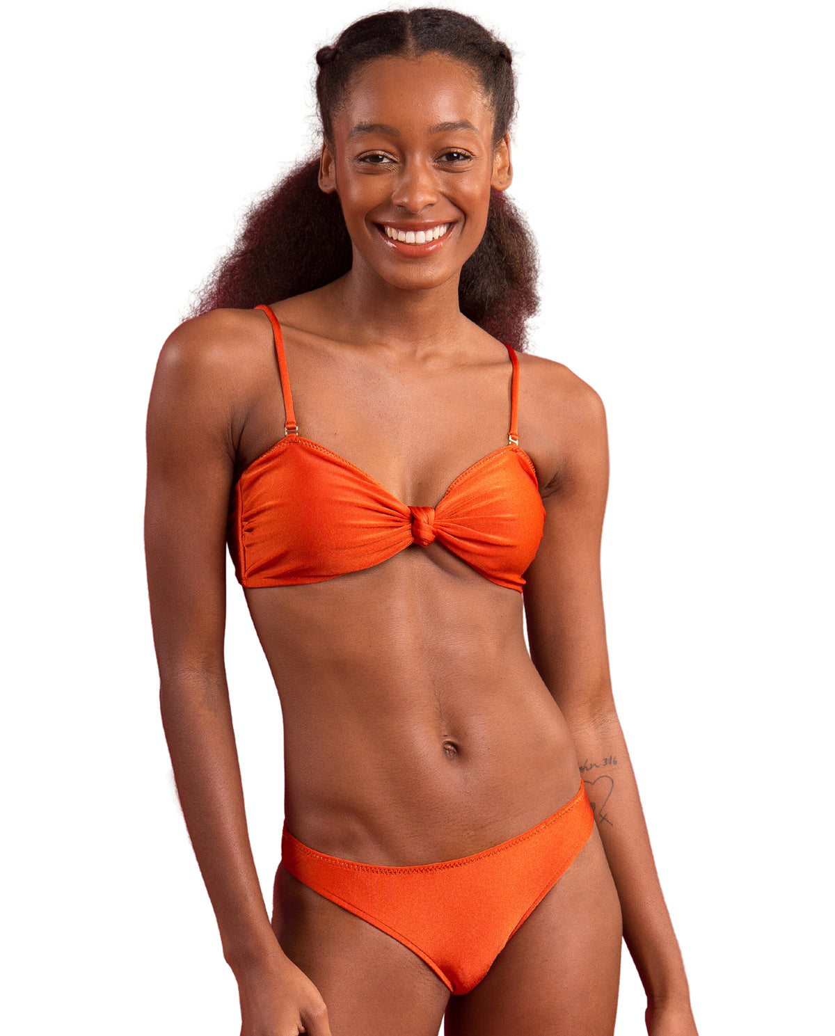 Gallery: Rio De Sol Two Piece Swimwear Set Paprica Bandeau-Joy Essential