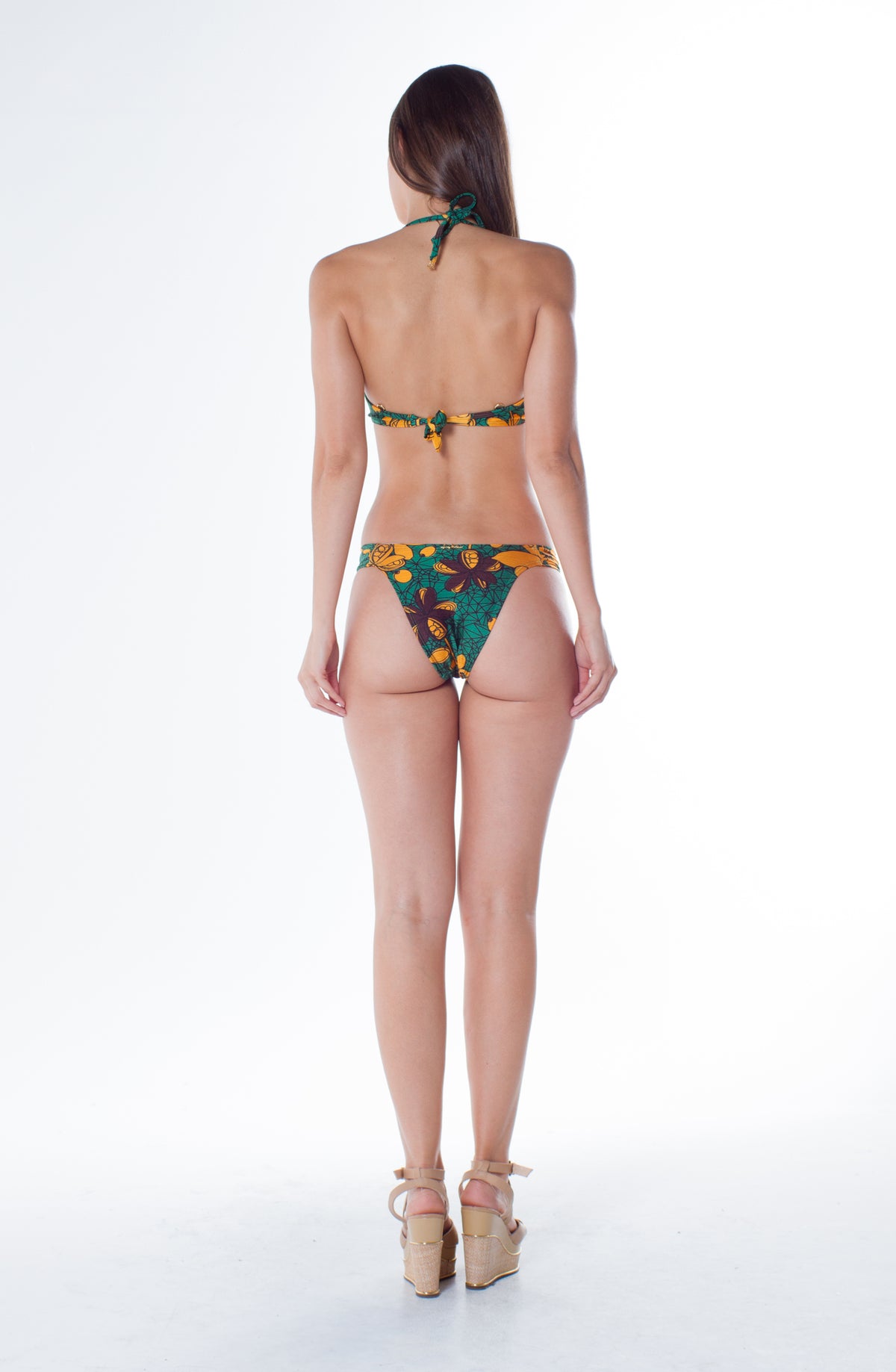 Model Back: Lua Morena Bikini Tops Top Drape Turbinado Rendeira