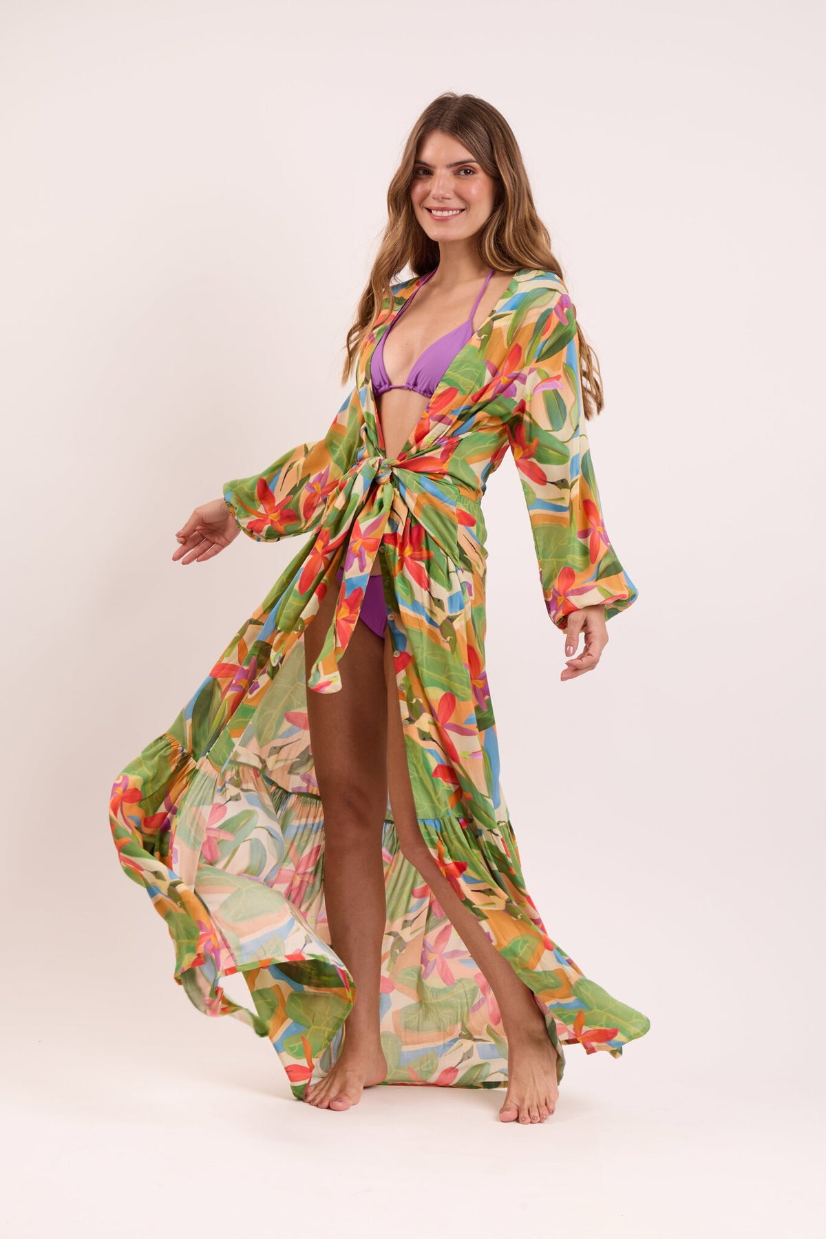 Image 10: Rio De Sol Maxi Dresses Tropical Long Dress Verona