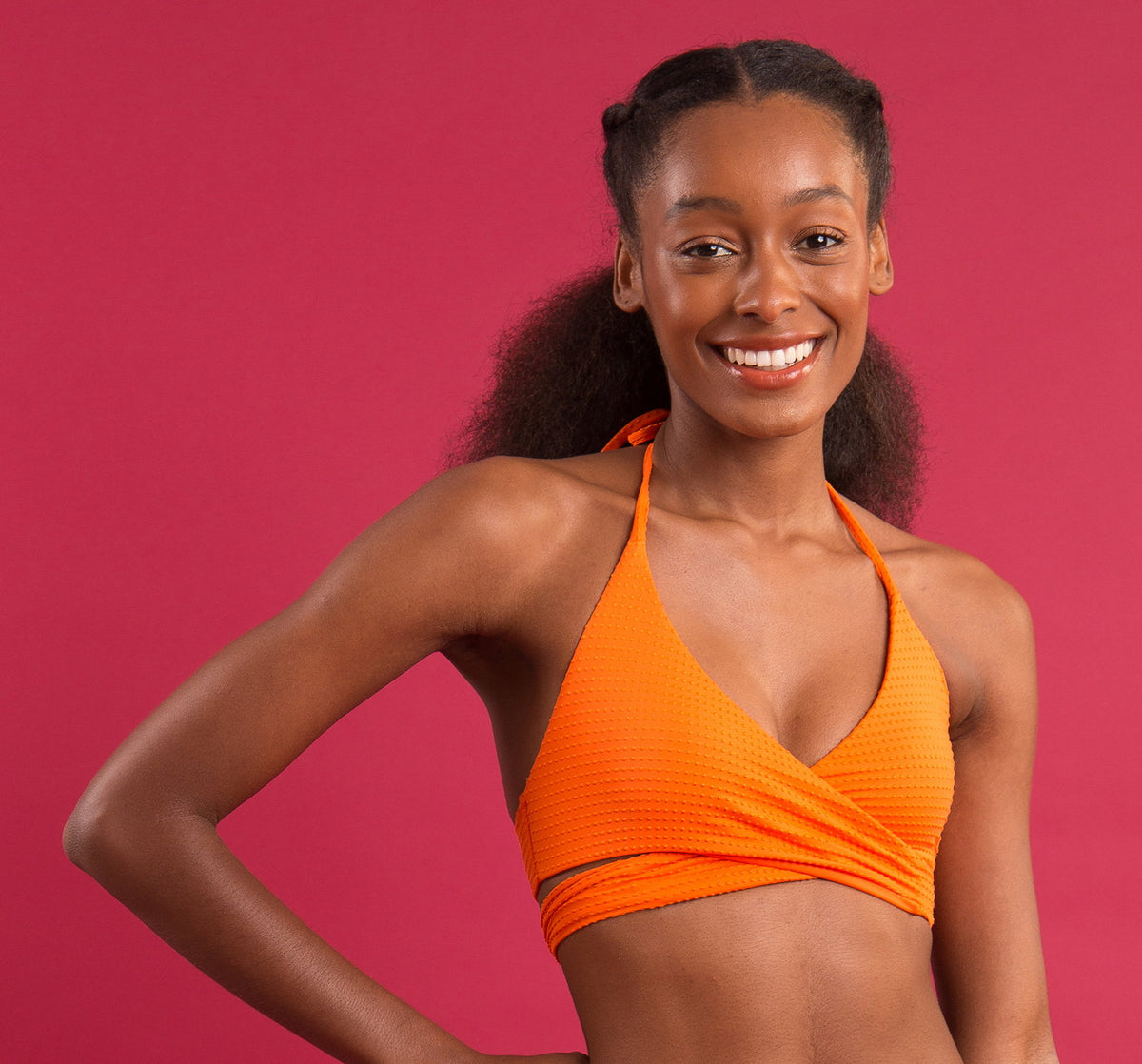 Image 10: Rio De Sol Bikini Tops Top Dots-Orange Kate
