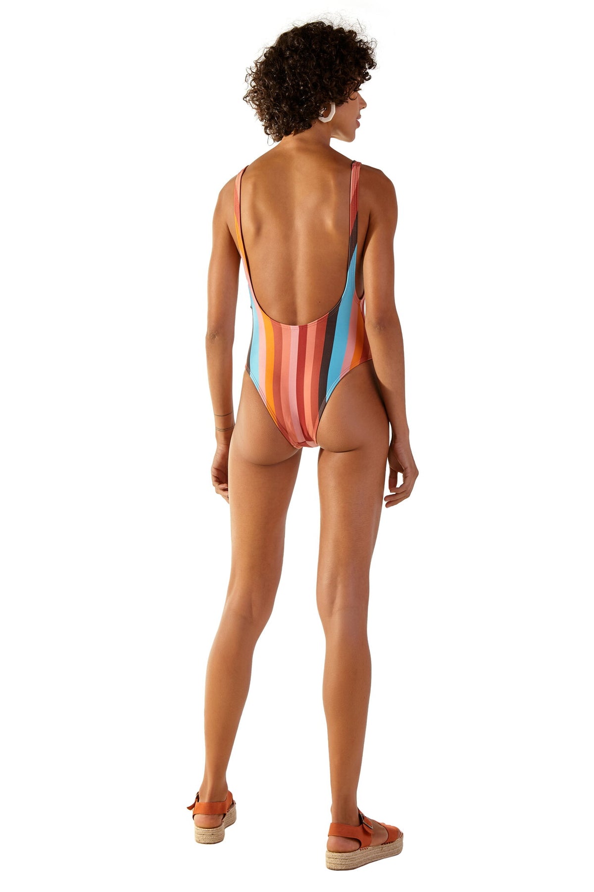 Model Back: Blueman One Piece Swimsuits Delta Palmar