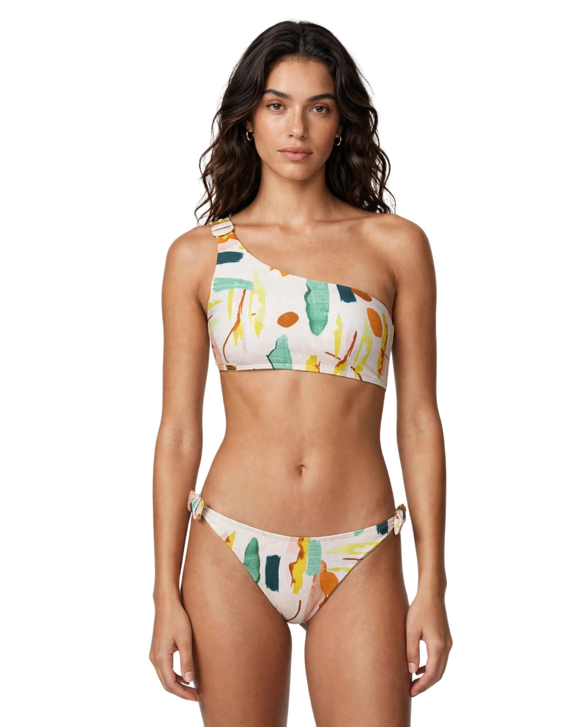 Model Front: La Playa Bikini Bottoms Bottom Ombro Paleta