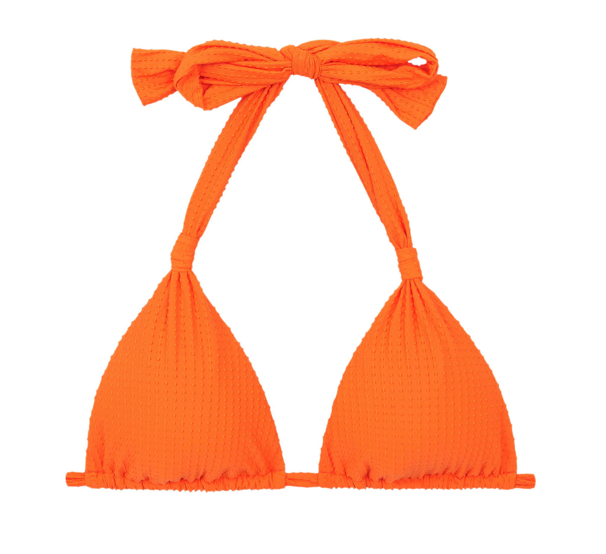 Product Front: Rio De Sol Bikini Tops Top Dots-Orange Mel