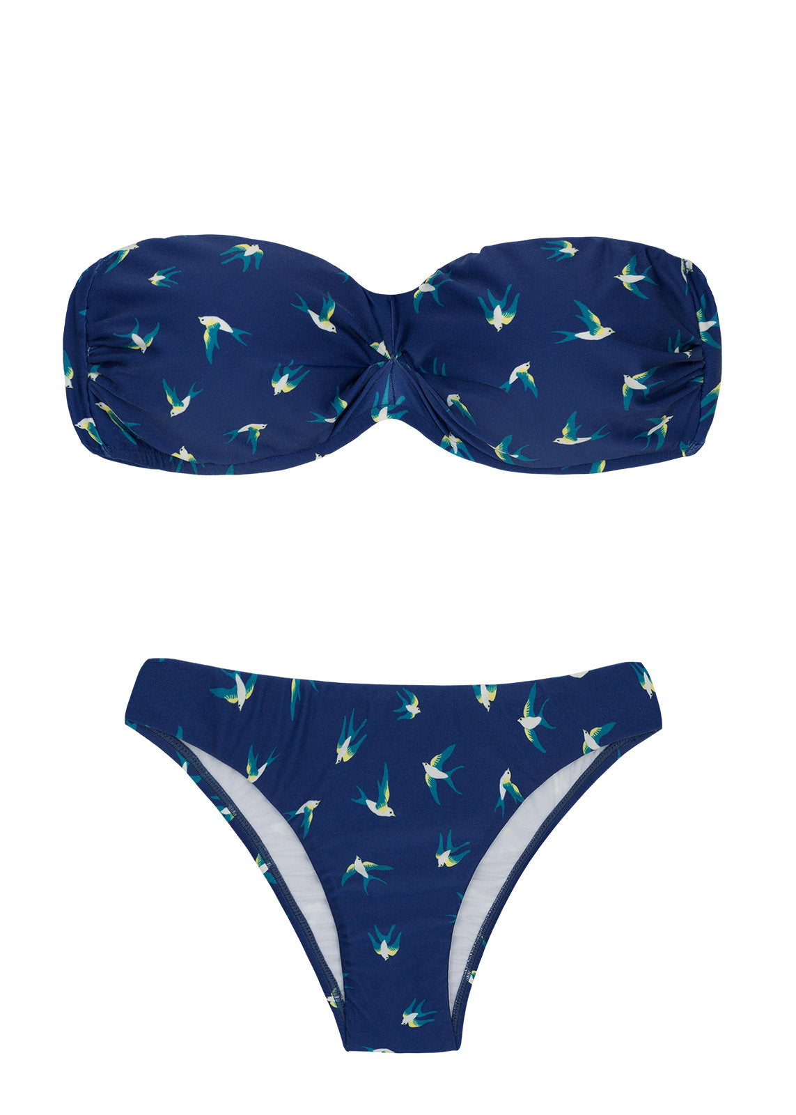 Product Front: Rio De Sol Two Piece Swimwear Seabird Bandeau