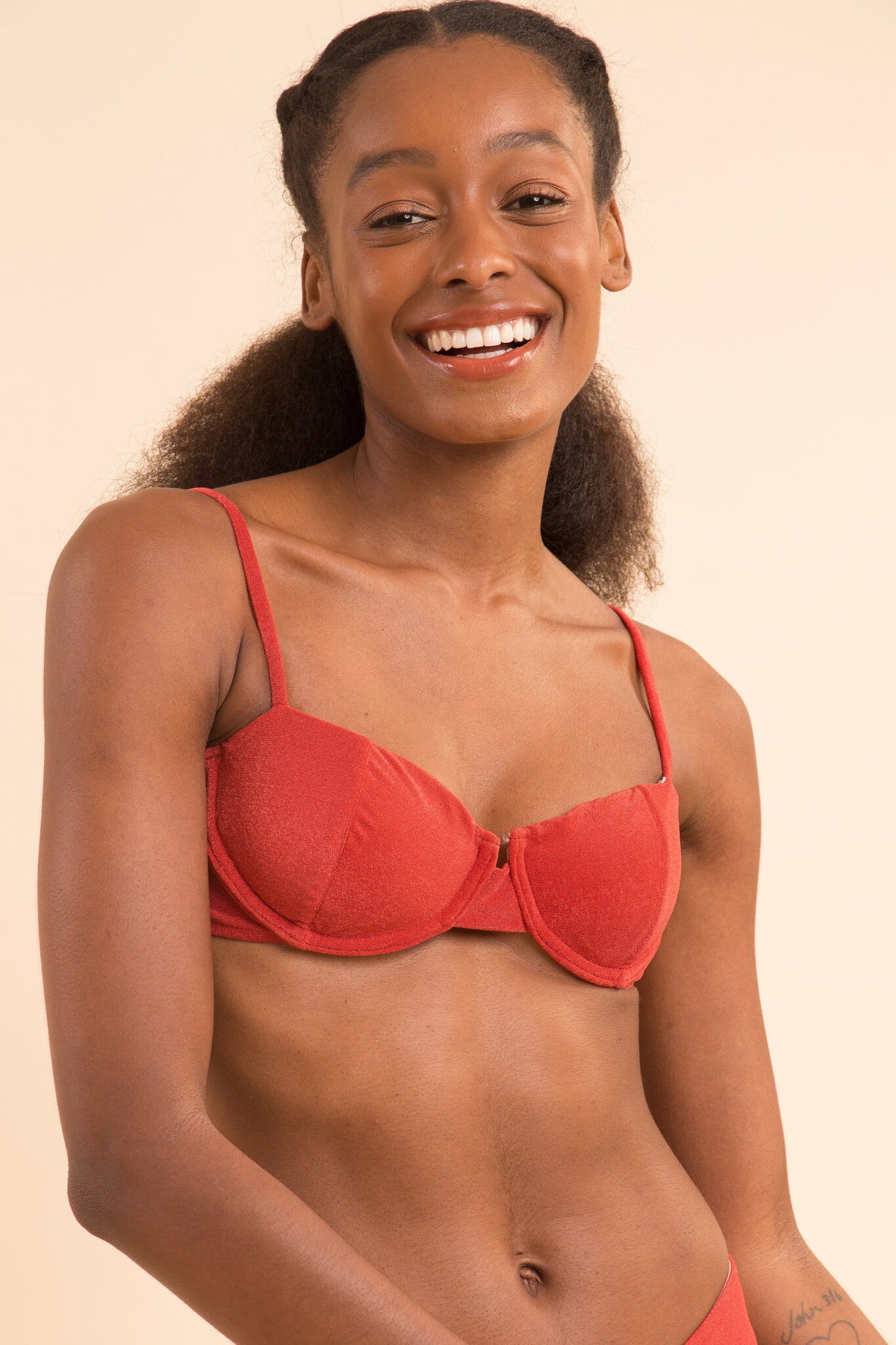 Image 09: Rio De Sol Two Piece Swimwear Set Malibu-Chili Balconet Essential-Comfy