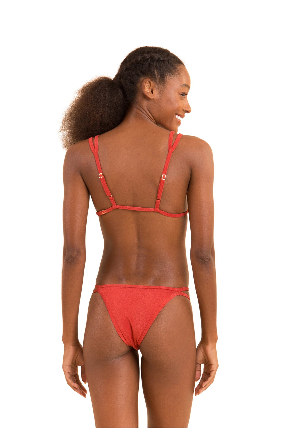 Model Back: Rio De Sol Bikini Tops Top Malibu-Chili Tri-Duo