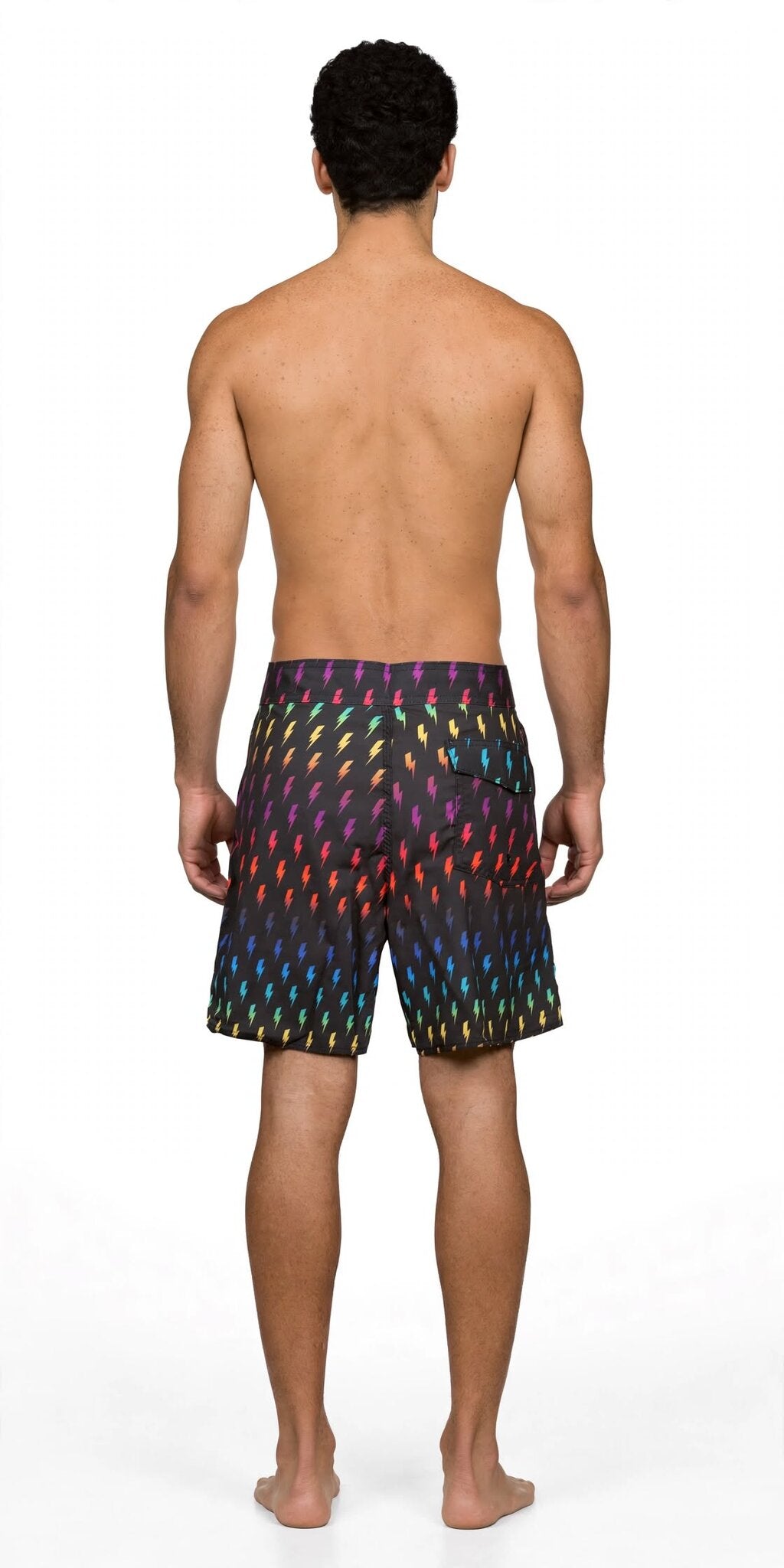 Model Back: Blueman Boardshorts Bermuda Midi Raios Degrade