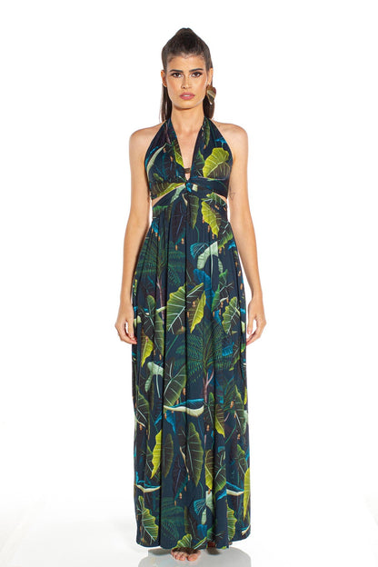 Model Front: Lua Morena Maxi Dresses Vestido Sicilia Uv Crisalida