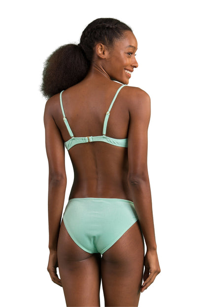 Model Back: Rio De Sol Two Piece Swimwear Set Malibu-Menta Balconet Essential-Comfy