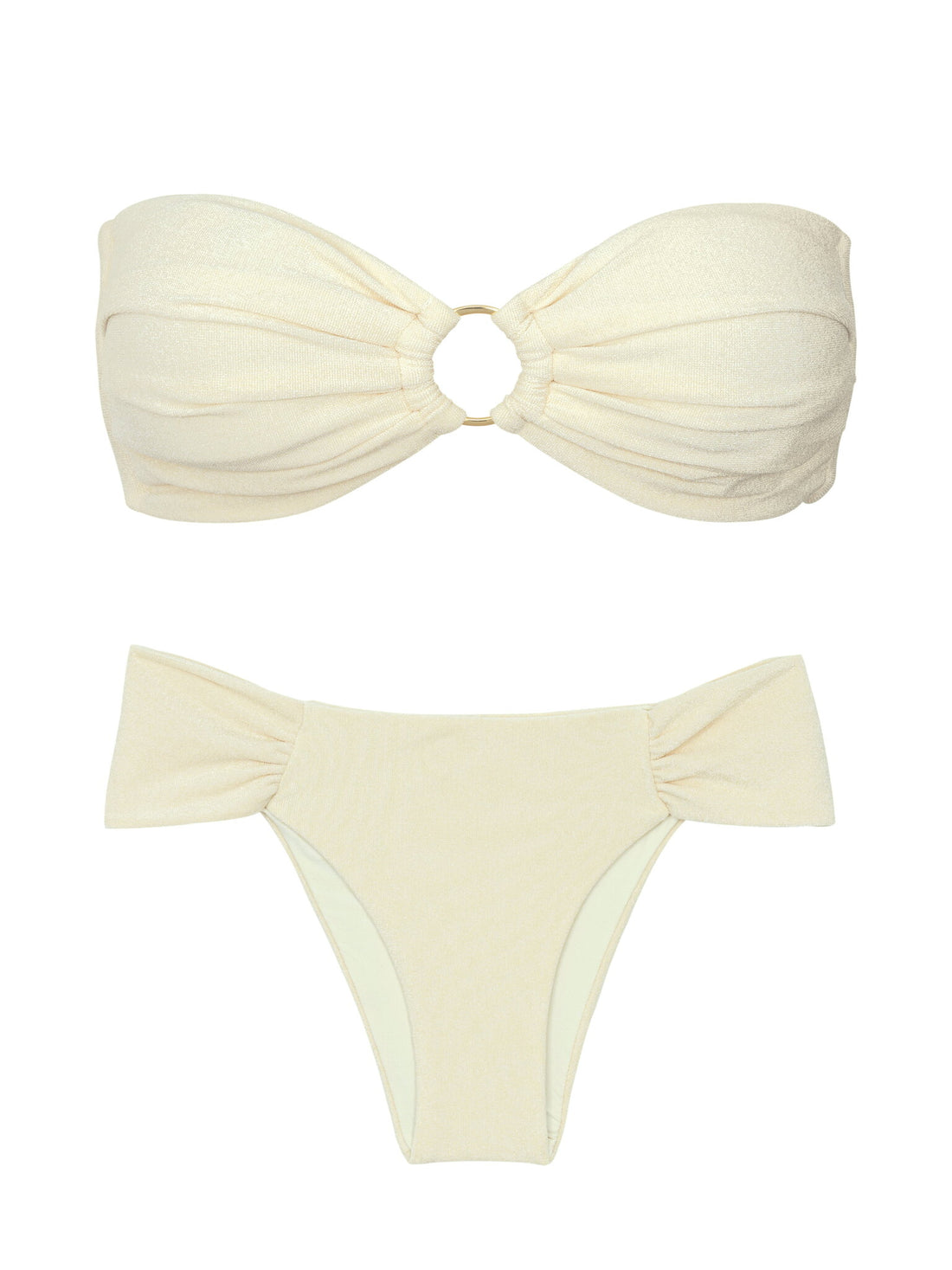 Product Front: Rio De Sol Two Piece Swimwear Set Malibu-Natural Mavi Baobi