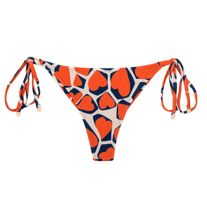 Product Front: Rio De Sol Bikini Bottoms Bottom Amore-Red Cheeky-Tie
