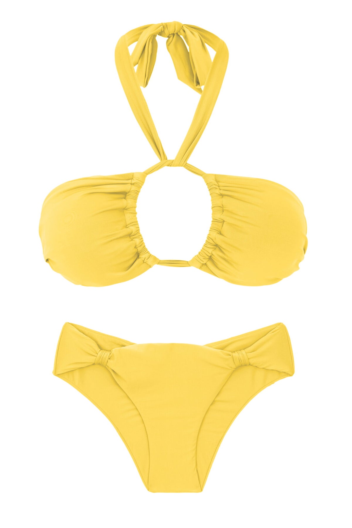 Product Back: Rio De Sol Two Piece Swimwear Set Amarelo Mel
