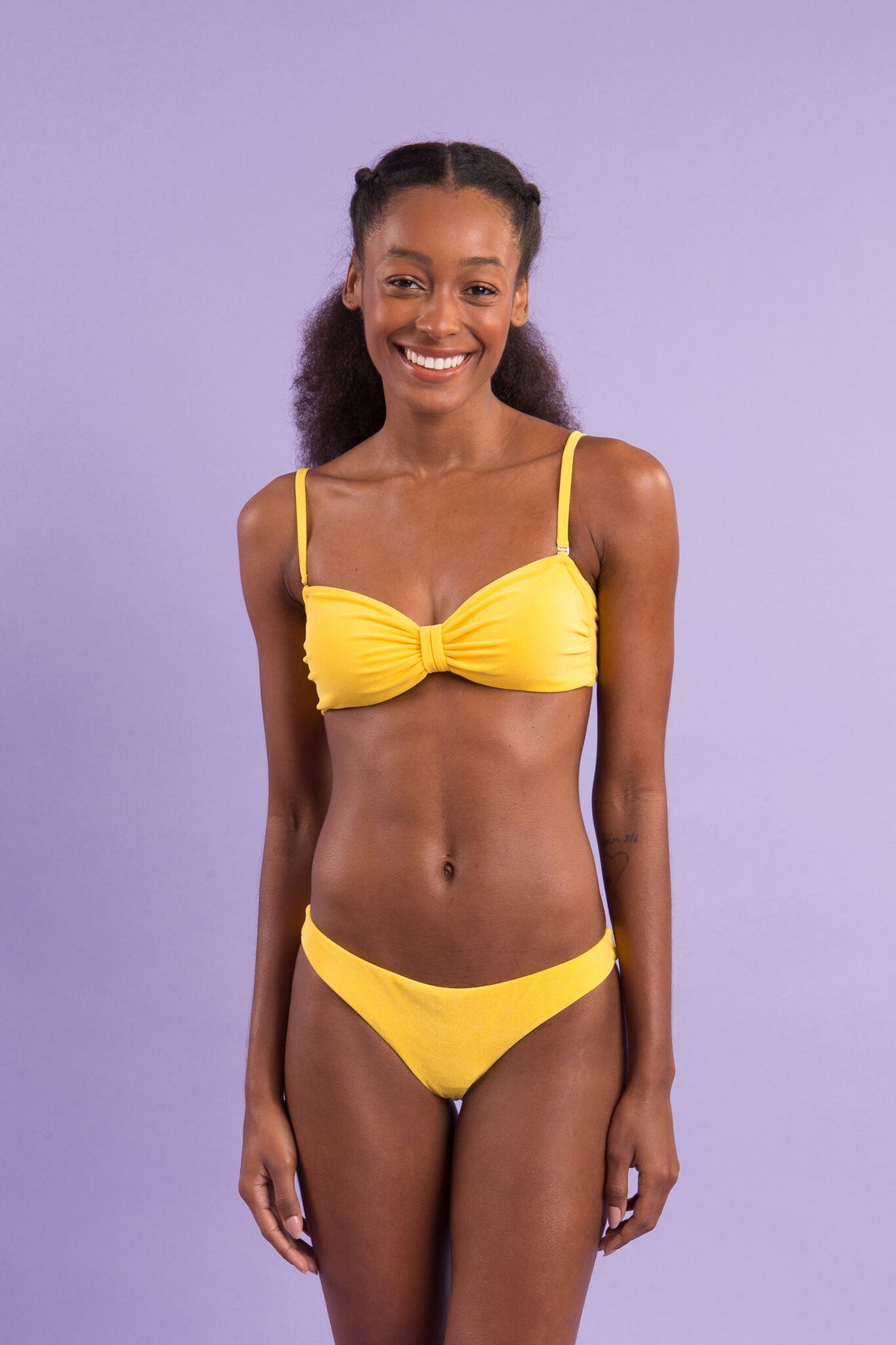 Image 12: Rio De Sol Bikini Tops Top Malibu-Yellow Bandeau-Duo