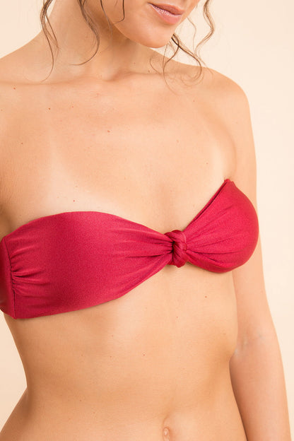 Image 09: Rio De Sol Bikini Tops Top Shimmer-Divino Bandeau-Joy