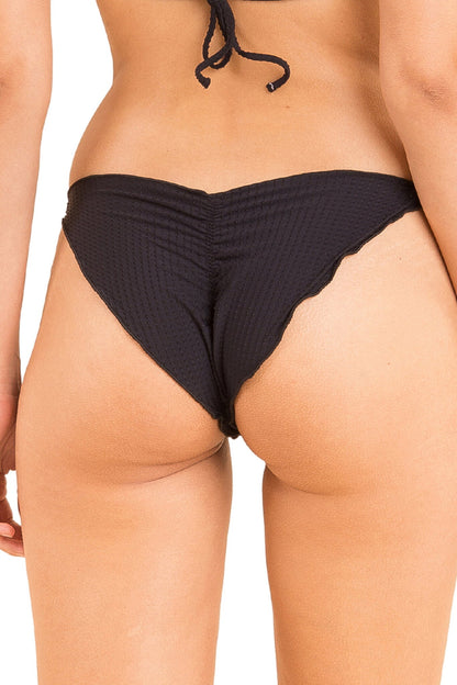Image 07: Rio De Sol Bikini Bottoms Bottom Dots-Black Frufru-Comfy