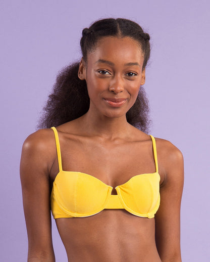 Image 10: Rio De Sol Bikini Tops Top Malibu-Yellow Balconet
