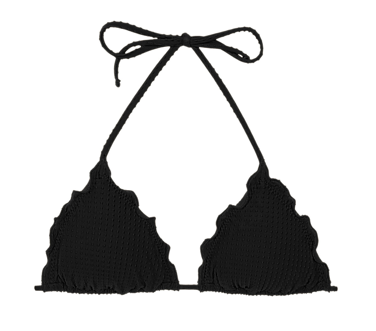 Product Front: Rio De Sol Bikini Tops Top Dots-Black Frufru