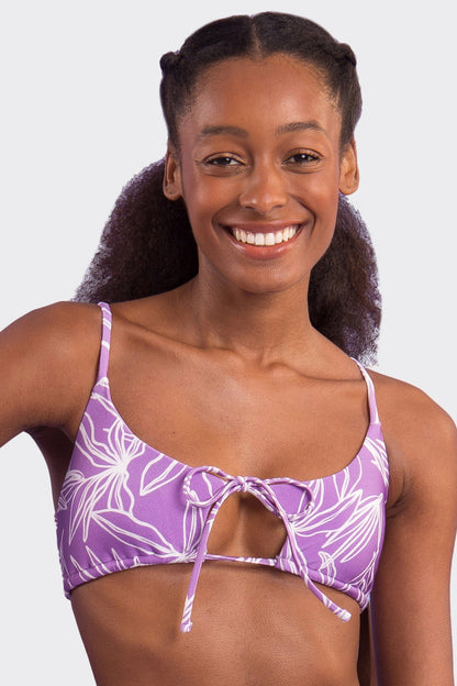 Gallery: Rio De Sol Bikini Tops Top Trail-Purple Tank-Tie