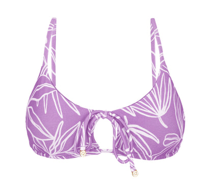 Product Front: Rio De Sol Bikini Tops Top Trail-Purple Tank-Tie
