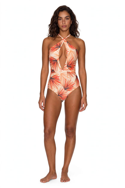 Model Front: La Playa One Piece Swimsuits Multi Caliandra