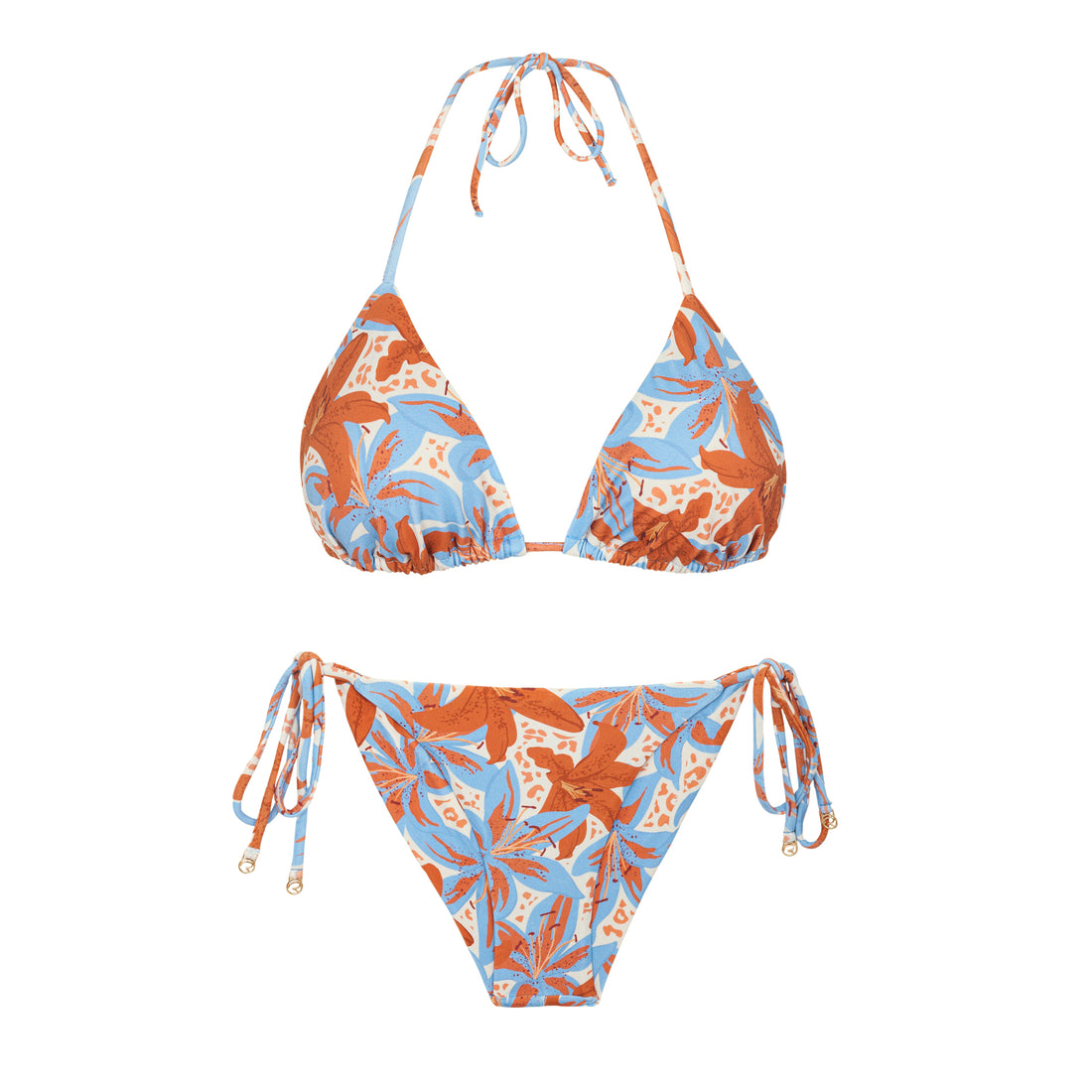 Product Front: Rio De Sol Two Piece Swimwear Set Olyra Tri-Inv Cheeky-Tie