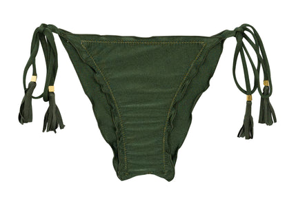 Product Front: Rio De Sol Bikini Bottoms Bottom Shimmer-Croco Frufru