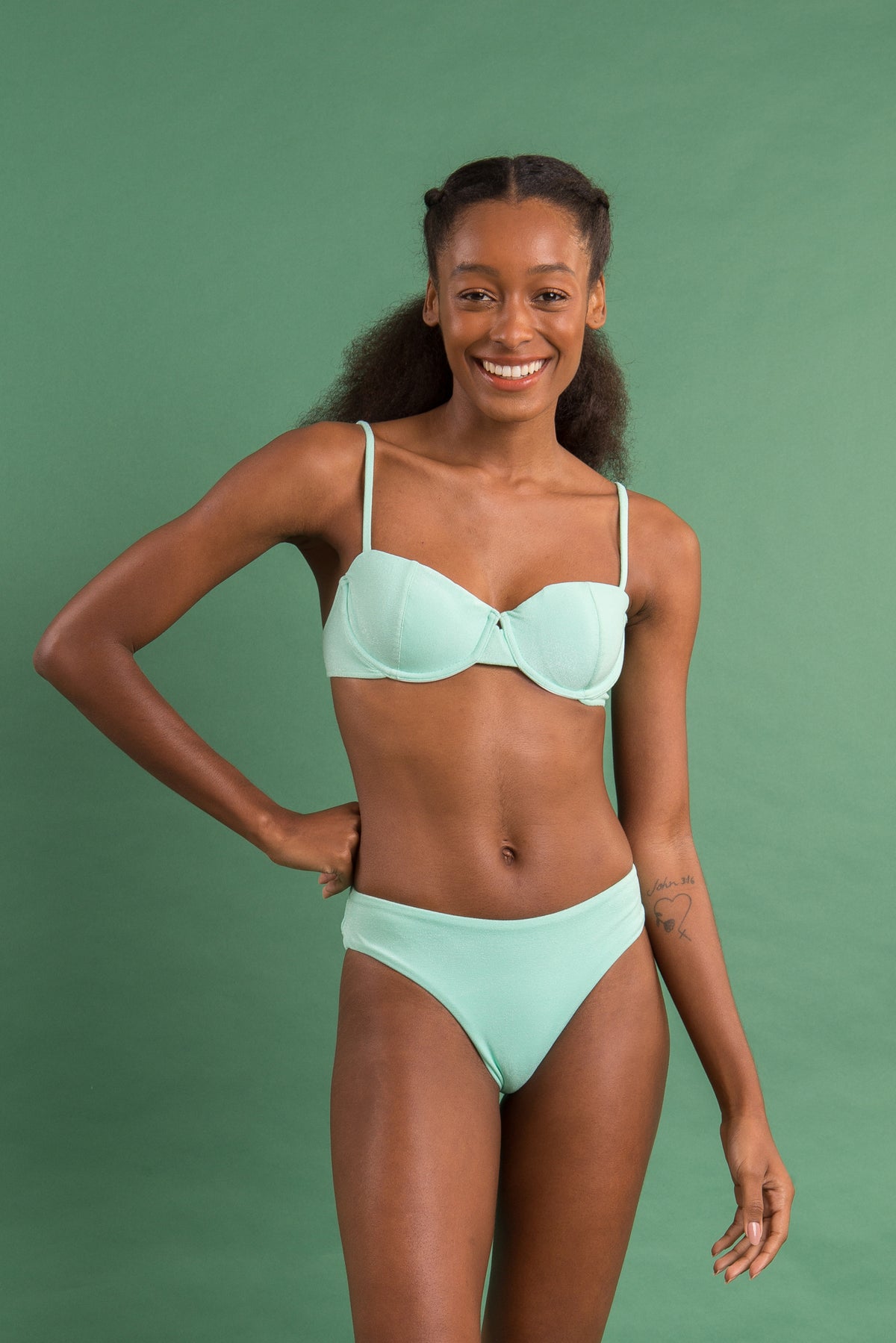 Image 09: Rio De Sol Two Piece Swimwear Set Malibu-Menta Balconet Ciao