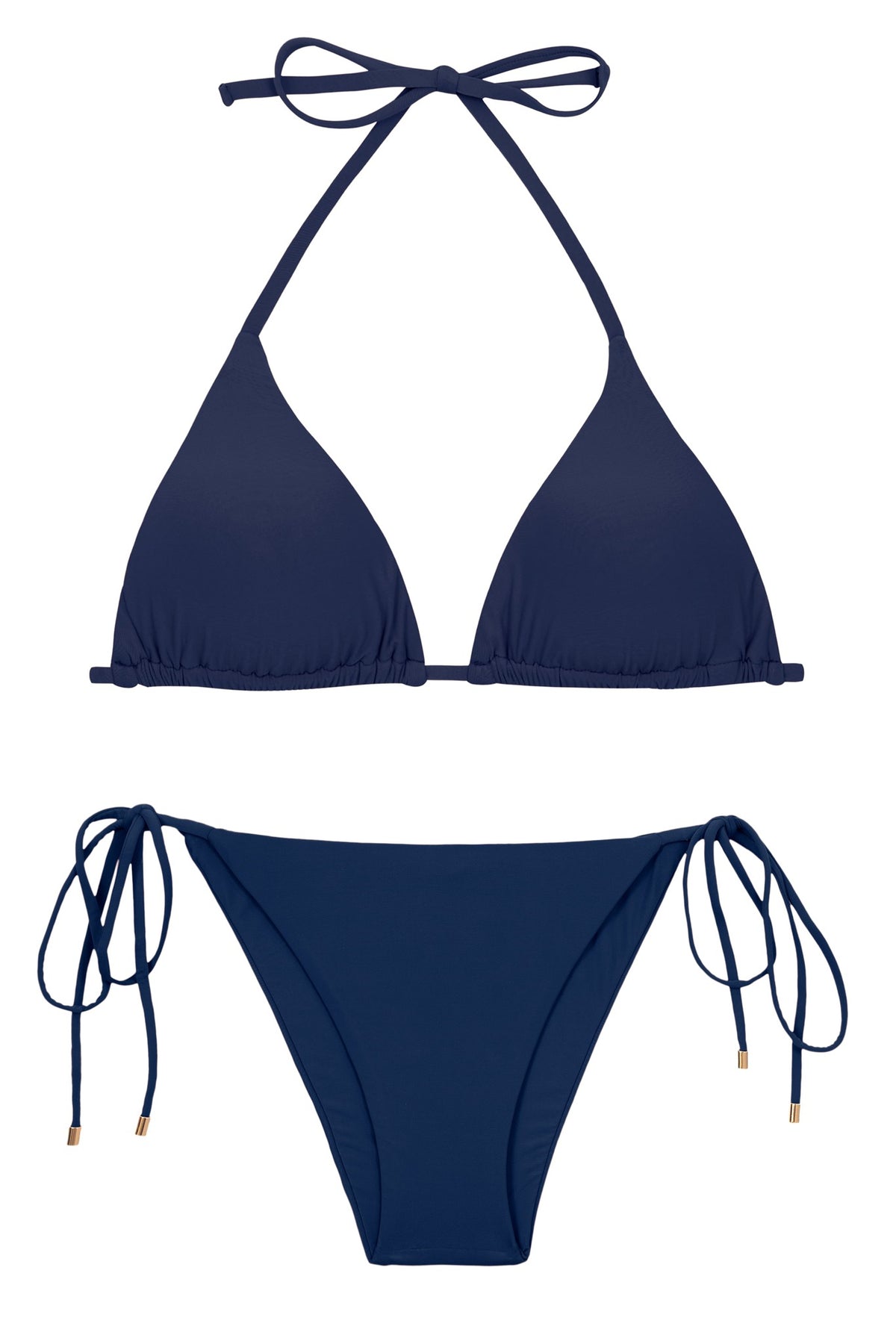 Product Front: Rio De Sol Two Piece Swimwear Set Navy Tri-Inv Lacinho