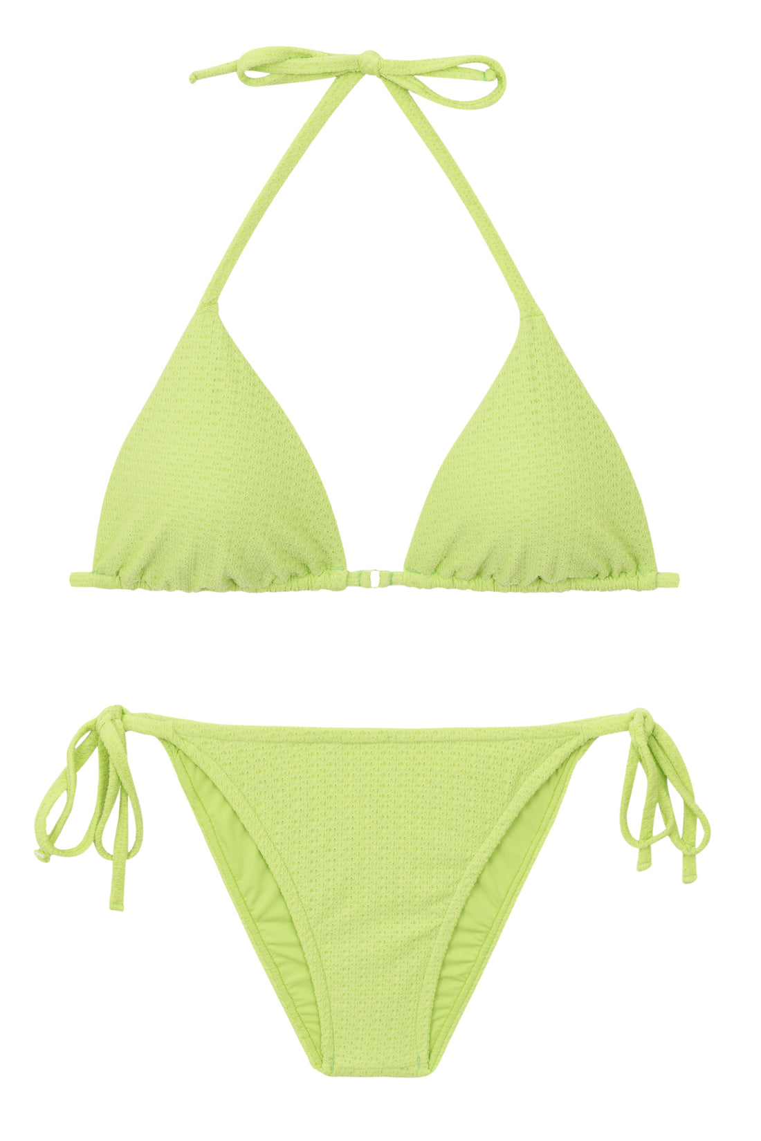 Product Front: Rio De Sol Two Piece Swimwear Set Bora-Citrus Tri-Inv Lacinho