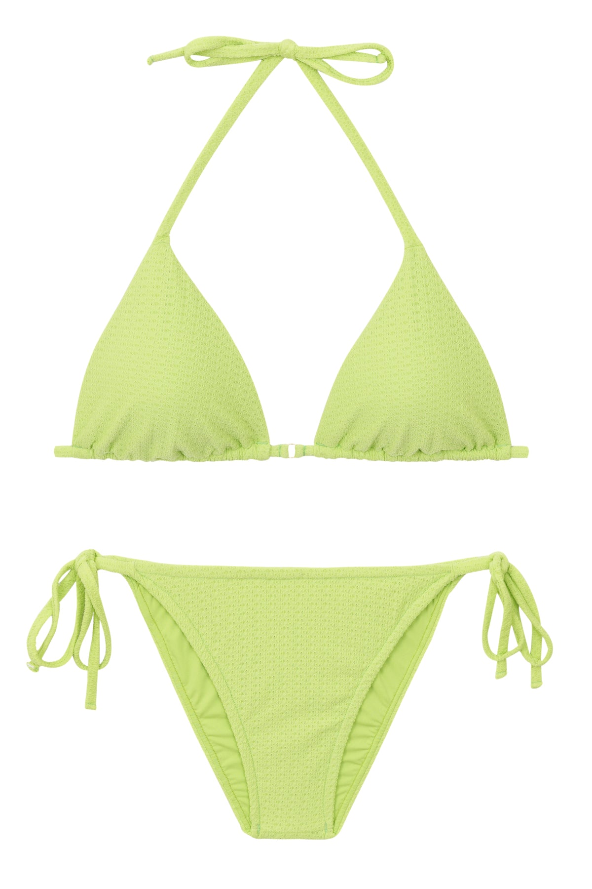 Product Front: Rio De Sol Two Piece Swimwear Set Bora-Citrus Tri-Inv Lacinho