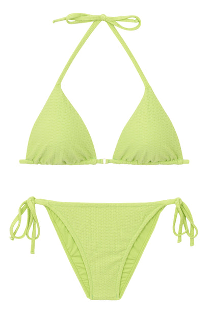 Product Front: Rio De Sol Two Piece Swimwear Set Bora-Citrus Tri-Inv Lacinho