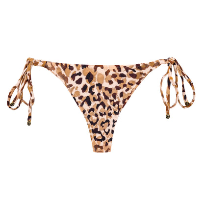 Product Front: Rio De Sol Bikini Bottoms Bottom Leopard Cheeky-Micro