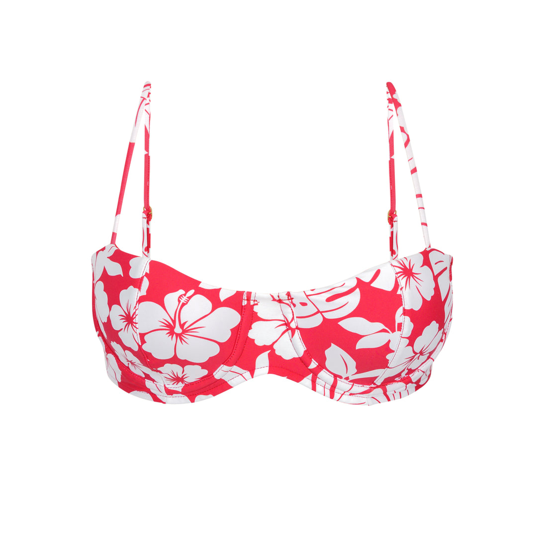 Product Front: Wednesday In Hawaii By Rio De Sol Bikini Tops Top Pua-Hibiscus Coral