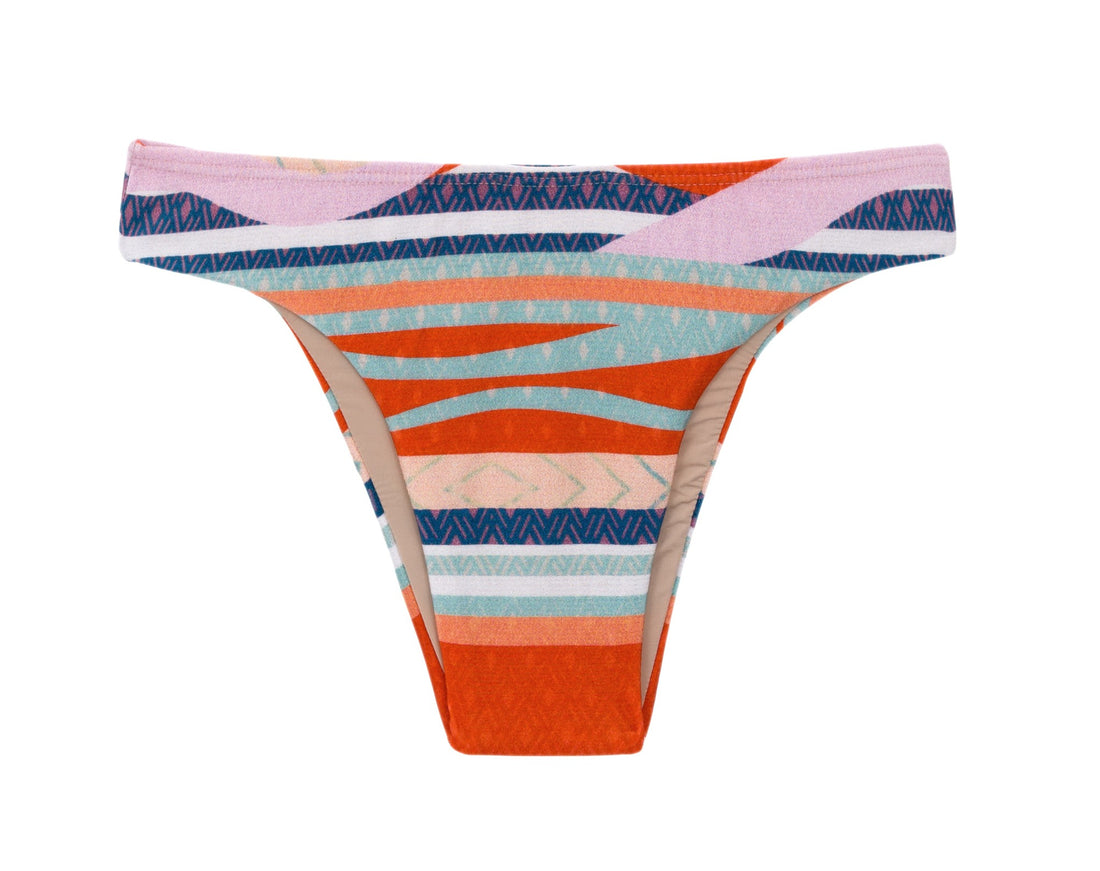 Product Front: La Playa Bikini Bottoms Bottom V Bar Navy