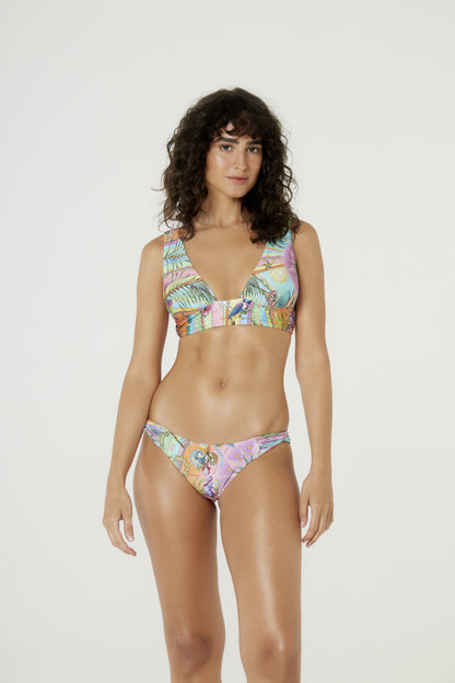 Model Front: Blueman Two Piece Swimwear Sum Pacifico Chic Universo Solar