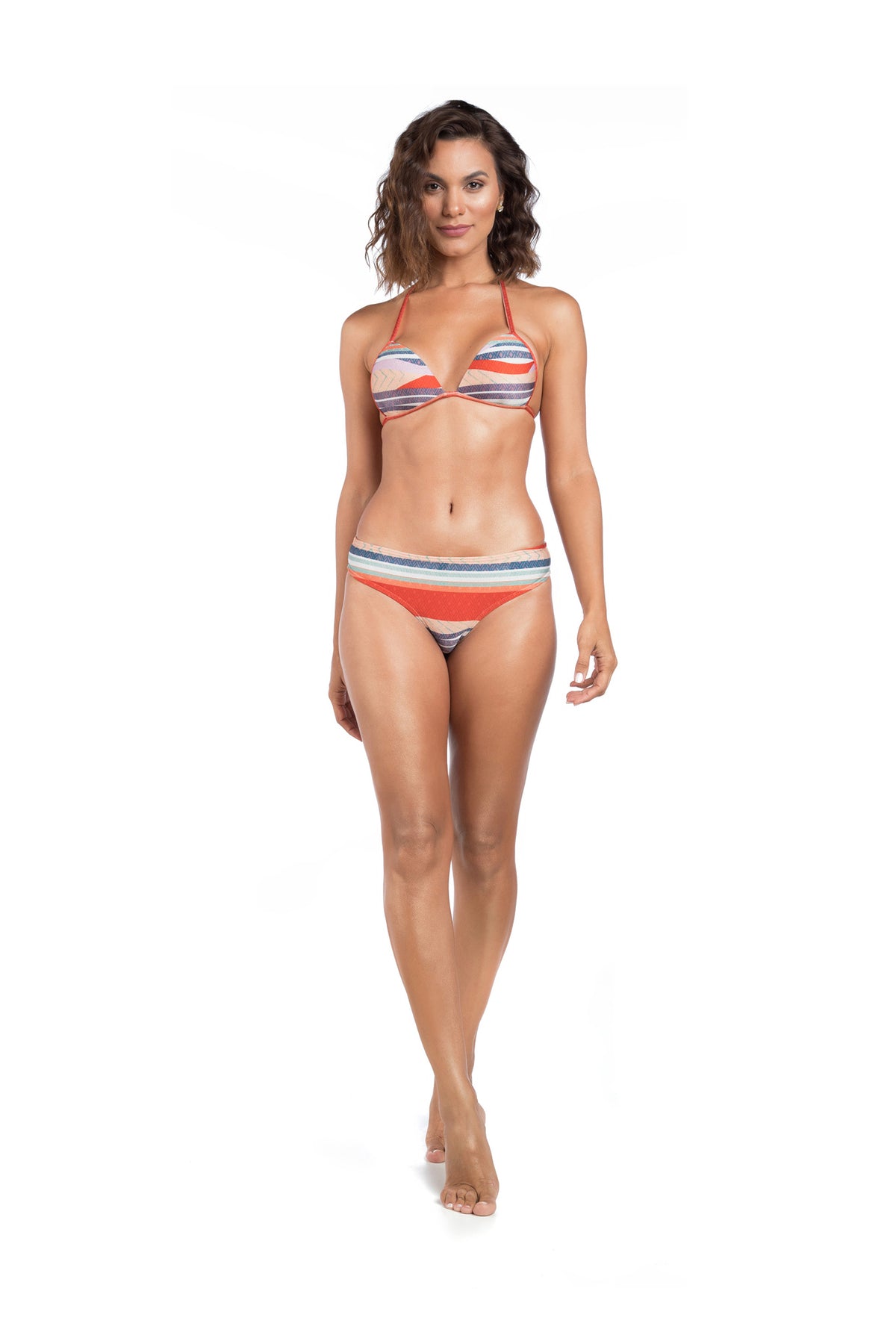 Image 03: La Playa Bikini Tops Top Cheeky Navy