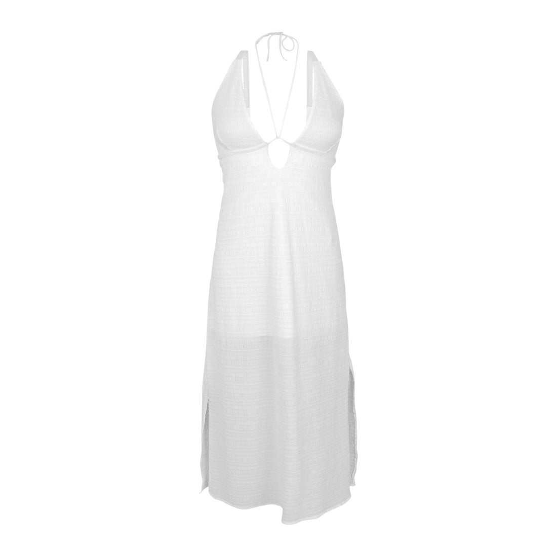 Product Front: Rio De Sol Maxi Dresses Memphis-White Saida Yara